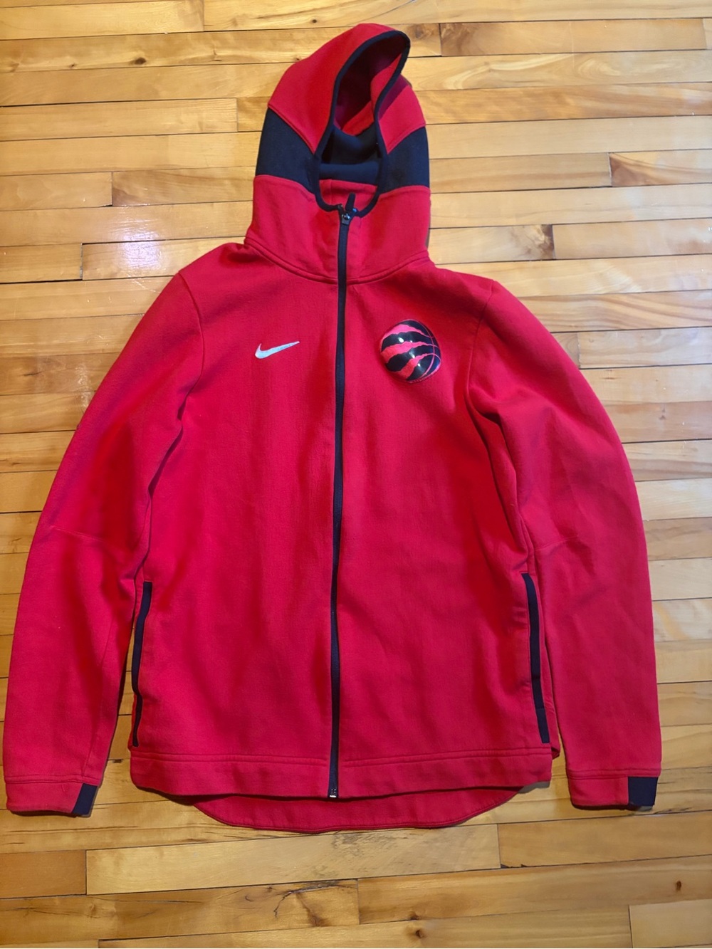 Nike tech raptors red Full-Zip Hooded Jacket with Team Logo